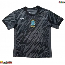 Camisa de Futebol Brasil Goleiro Equipamento Secundário Copa America 2024 Manga Curta